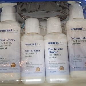 Uniters Pure Home Care Essentials Natural Cleaner Kit Furniture Wood Leather